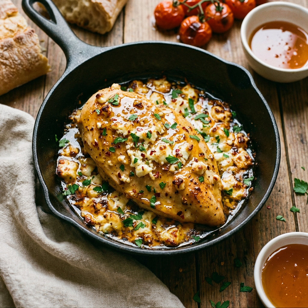 Hot Honey Feta Chicken